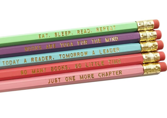 Book Lover Pencil Set